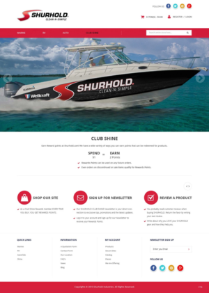 Landing Page Design by pb for Shurhold Industries, Inc. | Design: #7172565