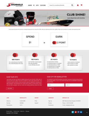 Landing Page Design by pb for Shurhold Industries, Inc. | Design: #7172567