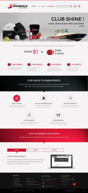 Landing Page Design by pb for Shurhold Industries, Inc. | Design: #7198755