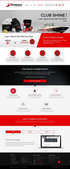 Landing Page Design by pb for Shurhold Industries, Inc. | Design: #7198757