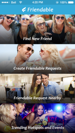 App-Design von the-lion-king für Friendable, Inc | Design: #7194804