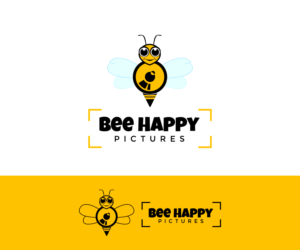 Logo-Design von VGB für Bee Happy Pictures | Design: #7202895