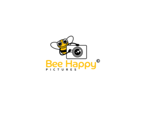 Logo-Design von RoundYellow für Bee Happy Pictures | Design: #7165572