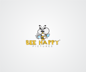 Logo Design by Artissan for Bee Happy Pictures | Design: #7237411