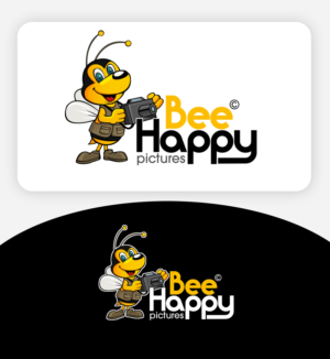Logo-Design von pinky für Bee Happy Pictures | Design: #7188030