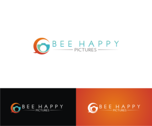 Logo Design by T I K H E - L M W for Bee Happy Pictures | Design: #7239462