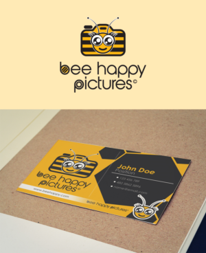 Logo Design by carlbondoc for Bee Happy Pictures | Design: #7230267