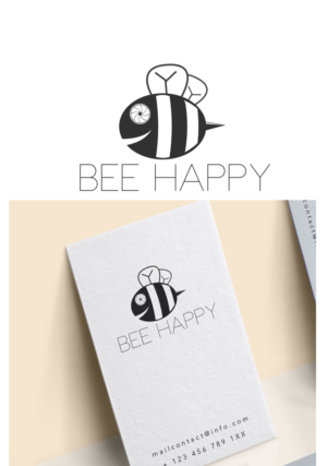 Logo-Design von RomyBoy für Bee Happy Pictures | Design: #7267817