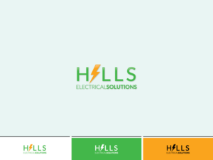 Logo Design by Kejo87 for Hills Electrical Solutions | Design #7213337
