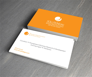 Visitenkarten-Design von alexvas2101 für Solutions Inc. | Design #1825856