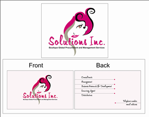 Visitenkarten-Design von patilsbmw für Solutions Inc. | Design #1826352