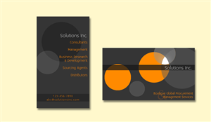 Business Card Design by Tanya for Solutions Inc. | Design: #1831603