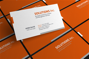 Business Card Design by logodentity for Solutions Inc. | Design: #1832493