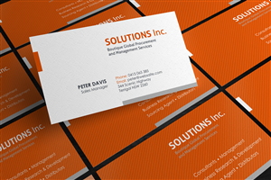 Business Card Design by logodentity for Solutions Inc. | Design: #1832536