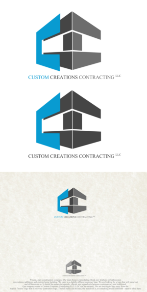 Logo Design by photograffitic for Custom Creations Contracting LLC | Design: #7209410