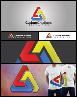 Logo-Design von Oriu für Custom Creations Contracting LLC | Design: #7305066