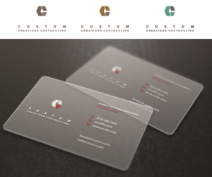Logo Design by ChicD for Custom Creations Contracting LLC | Design: #7183512