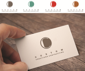 Logo Design by ChicD for Custom Creations Contracting LLC | Design: #7183526