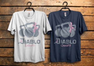 Diablo Crossfit Barbell for Boobs 2015 | T-shirt Design by db1404