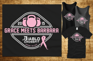 Diablo Crossfit Barbell for Boobs 2015 | T-Shirt-Design von CoffeeBreak88
