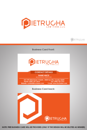 Logo Design by Moustache-Graphics for Pietrucha Law Firm, LLC | Design: #7188397