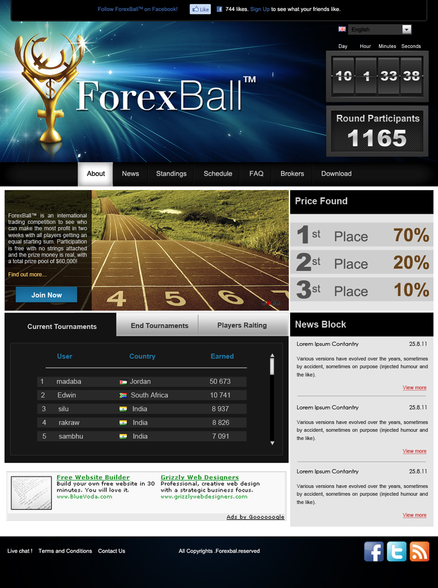 Web Design par pb pour ce projet | Design #397713