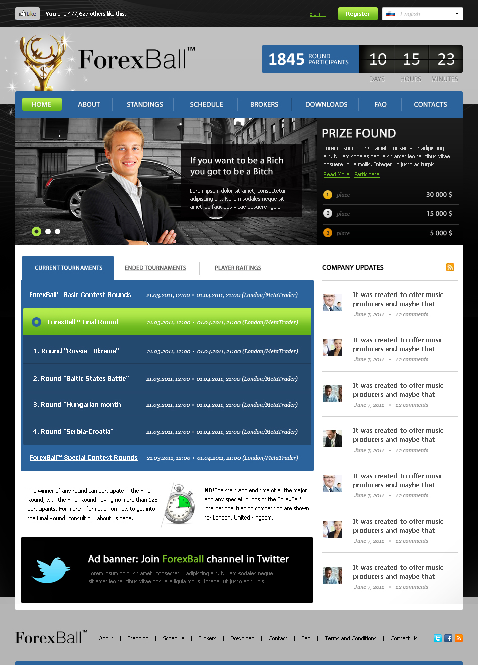 Web-Design von Manserro für dieses Projekt | Design #419827