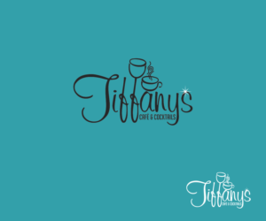 Tiffanys Cafe & Cocktails | Logo Design by MINNIE GRAPHIC