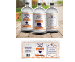 GET SAUCED - BBQ Sauce Bottle Packaging | Packaging Design by Ena