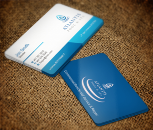 Visitenkarten-Design von AFHUN für Atlantis Pool/Spa Service&Repair LLC | Design: #7253042