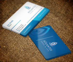 Visitenkarten-Design von AFHUN für Atlantis Pool/Spa Service&Repair LLC | Design: #7253044