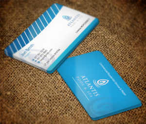 Business Card Design by AFHUN for Atlantis Pool/Spa Service&Repair LLC | Design: #7253077