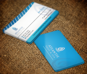Business Card Design by AFHUN for Atlantis Pool/Spa Service&Repair LLC | Design: #7253079