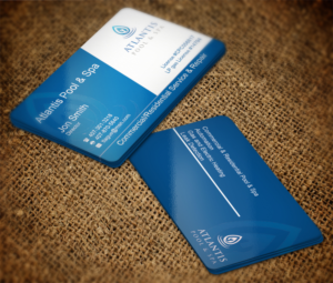 Business Card Design by AFHUN for Atlantis Pool/Spa Service&Repair LLC | Design: #7253091