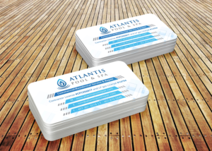 Visitenkarten-Design von Atul Parmar für Atlantis Pool/Spa Service&Repair LLC | Design: #7322363