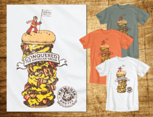 T-Shirt-Design von CoffeeBreak88 für Memphis BBQ Pit Pty Ltd | Design #7214805
