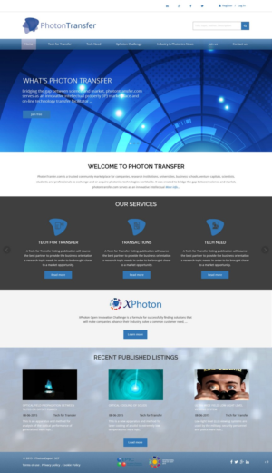 Landing Page-Design von pb für PhotonExport | Design: #7191486