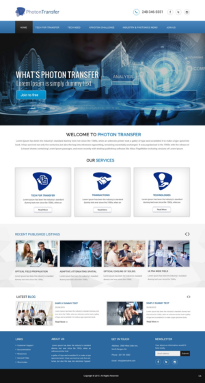 Landing Page-Design von pb für PhotonExport | Design: #7191487