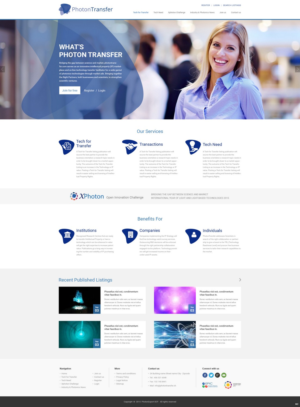 Landing Page-Design von pb für PhotonExport | Design: #7191490