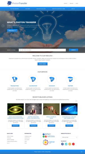 Landing Page-Design von pb für PhotonExport | Design: #7192859