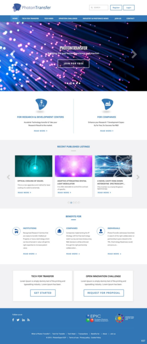 Landing Page-Design von pb für PhotonExport | Design: #7316628