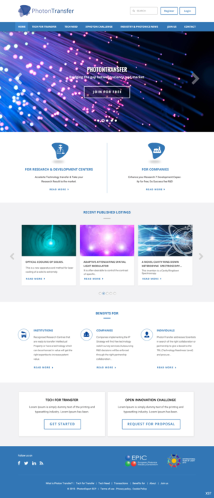 Landing Page-Design von pb für PhotonExport | Design: #7326238