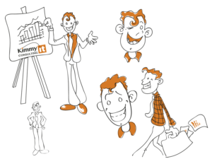 Illustration Design by nanocb72 for Kimmy IT Consulting | Design #7244209