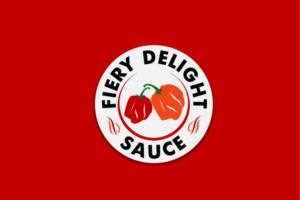 FIERY DELIGHT SAUCE | Logo Design by Digihex