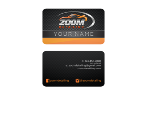 Business Card Design by All American Designs for Zoom Detailing | Design #7188640