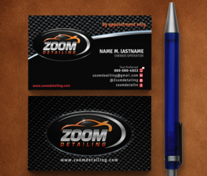 Need professonal business cards designed for a detailing business that are easy to read