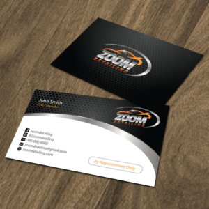 Need professonal business cards designed for a detailing business that are easy to read | Diseño de Tarjeta de Presentación por Dezero