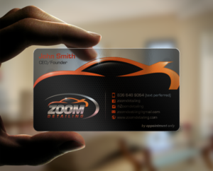 Business Card Design by chandrayaan.creative for Zoom Detailing | Design: #7234227