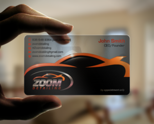 Business Card Design by chandrayaan.creative for Zoom Detailing | Design: #7234229