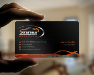 Business Card Design by chandrayaan.creative for Zoom Detailing | Design: #7234254